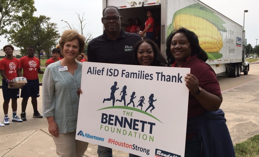 The Bennett Foundation Delivers Supplies to Houston Hurricane Victims