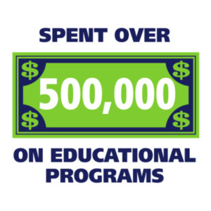 Spent over $240,000 on educational programs